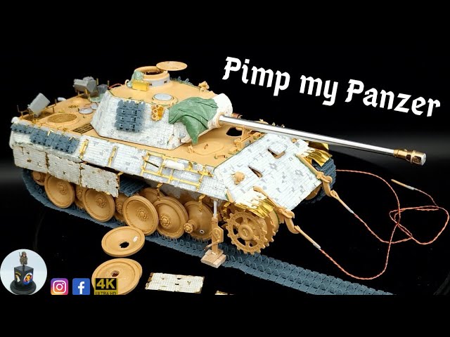 Let's build a Panther D Tank in Field Workshop (Tamiya 1/35) step by step