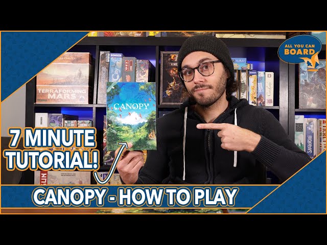 CANOPY | QUICK & DETAILED Tutorial | Learn to Play this Set Collection Card Game (in 7 MINS!)