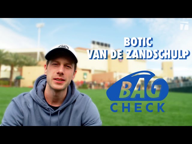 Globetrotting with Botic van de Zandschulp | Bag Check 2023
