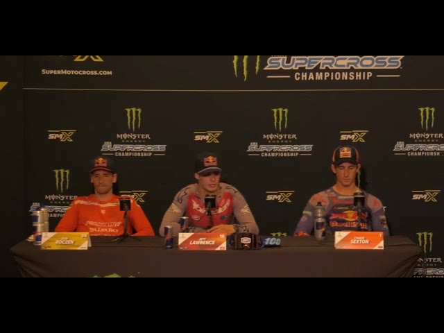 Monster Energy Supercross: Press Conference Round 10 - Indianapolis