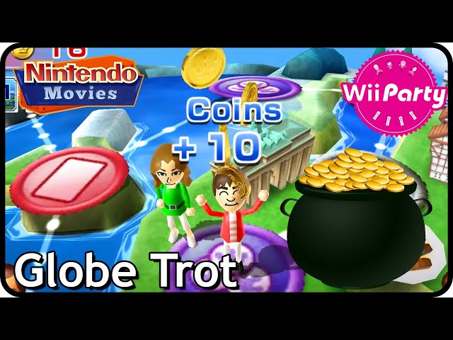 Wii Party - Globe Trot Money Edition (4 Players, Maurits vs Rik vs Myrte vs Thessy)