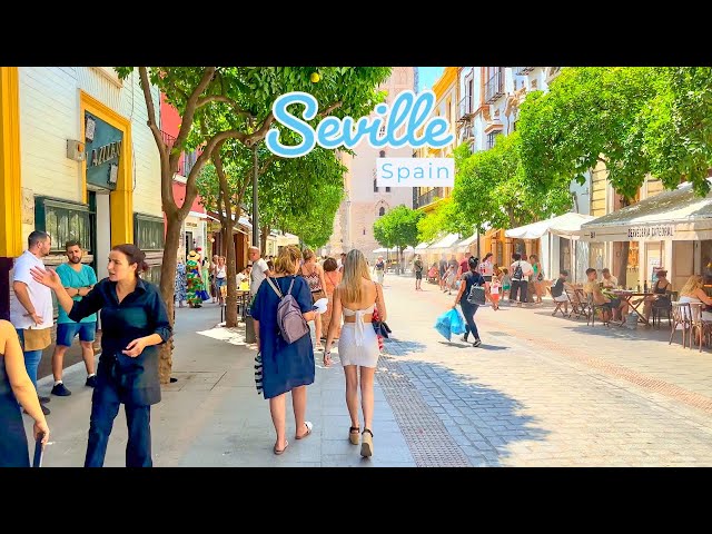 Seville, Spain 🇪🇸 | Summer 2023 | 4K-HDR Walking Tour