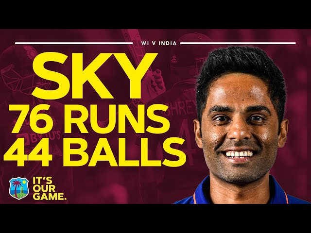 Suryakumar Yadav Batting! | 76 Runs Off 44 Balls | 3rd T20I | West Indies v India