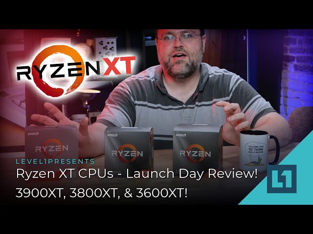 Ryzen XT CPUs - Launch Day Review! 3900XT, 3800XT, & 3600XT!