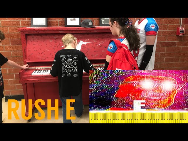 RUSH E Piano Cover by a nine year old