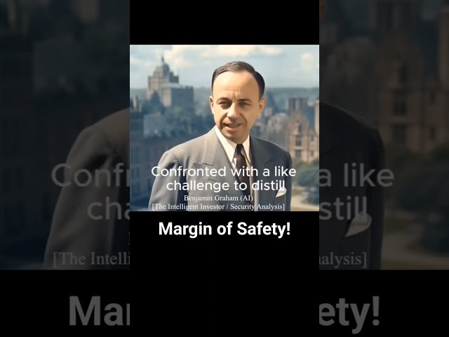 Margin of Safety. Benjamin Graham (AI 🤖) The Intelligent Investor. Warren Buffett. Value Investing.