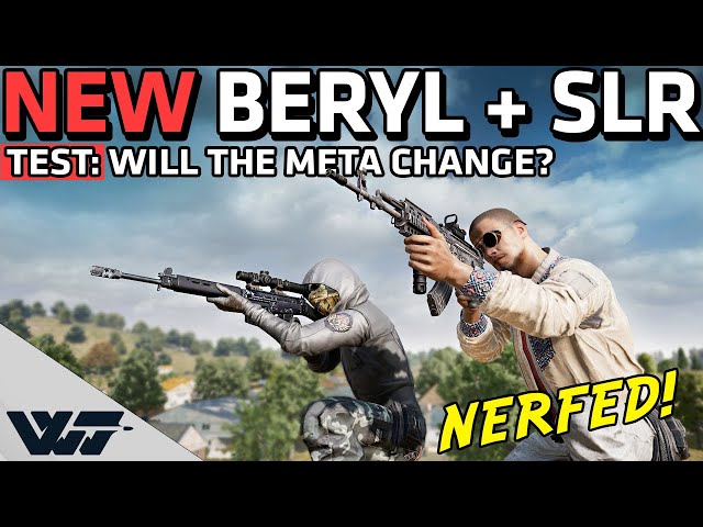 NEW BERYL & SLR TESTED - Will the META change? - PUBG