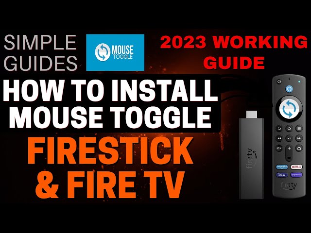 HOW to INSTALL FULLY WORKING MOUSE TOGGLE on FIRESTICK or FIRE TV! 2023 version!