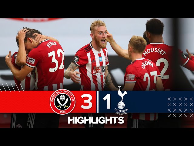 Sheffield United 3-1 Tottenham Hotspur | Premier League Highlights | Sander Berge nets against Spurs