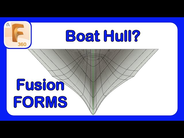 Fusion 360 Form Mastery Part 43 - Boat Hull Design Tips with Fusion Forms #fusion360 #boatdesign