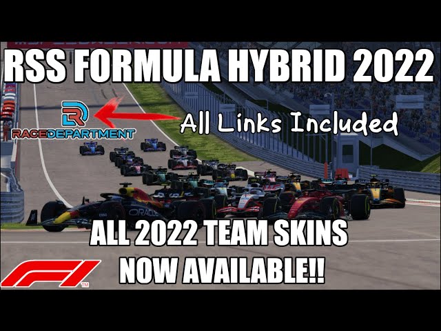 RSS Formula Hybrid 2022 | All Team Skins | Links in Description
