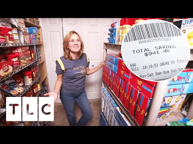 COUPON QUEEN Has Collected Over $100K Worth Of Shopping From Couponing | Extreme Couponing