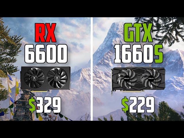 GTX 1660 Super vs RX 6600 - Test in 8 Games