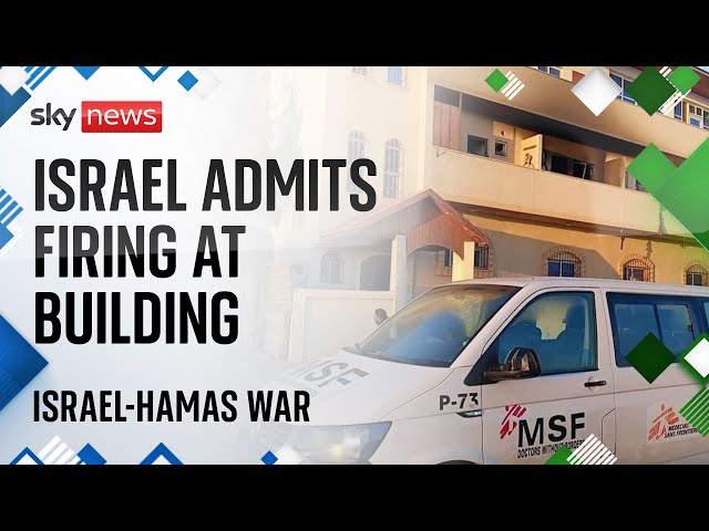 Israeli military admits it fired at a building where two civilians died | Israel-Hamas War
