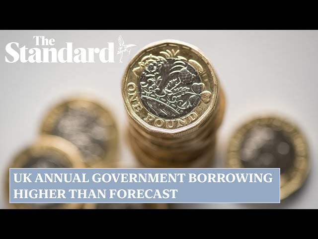 UK annual government borrowing higher than forecast in blow to Chancellor
