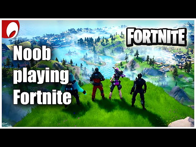 Noob playing Fortnite | My first Fortnite victory
