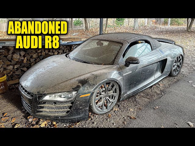 Abandoned Supercar: Audi R8 | First Wash in Years! | Car Detailing Restoration