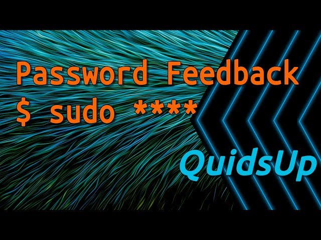 How to Show Asterisks *** on Sudo Password in Linux