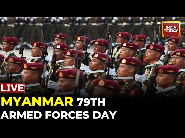 LIVE | Myanmar Military Parade | Myanmar 79th Armed Forces Day | Myanmar Military News Live