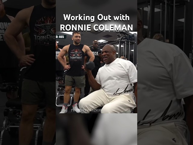 Ronnie Coleman Teaches Me how to Lift...