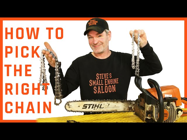 How To Buy The Proper Chain For A Chainsaw