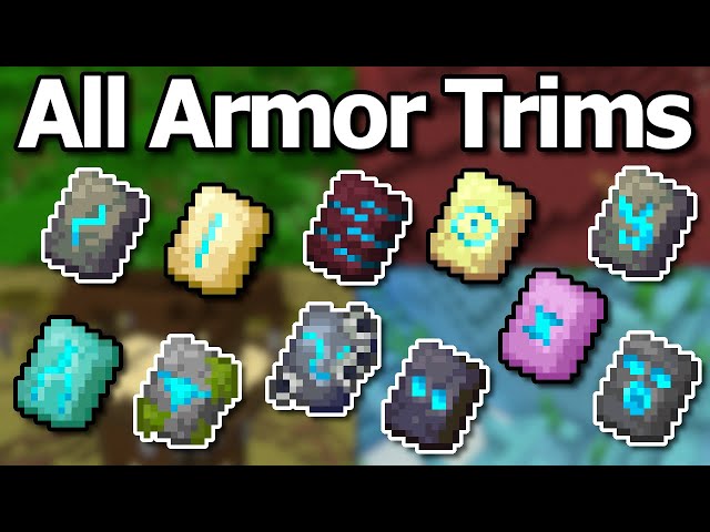 How To Get Every Armor Trim in Minecraft 1.20