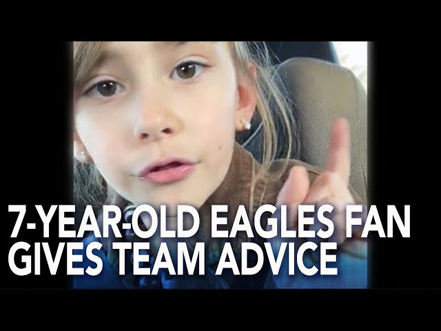7-year-old Eagles fan gives team advice on how to stop 'stinking' this season