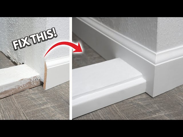 How To Install Baseboard Around Obstacles & Interference Simple Easy Installation DIY For Beginners