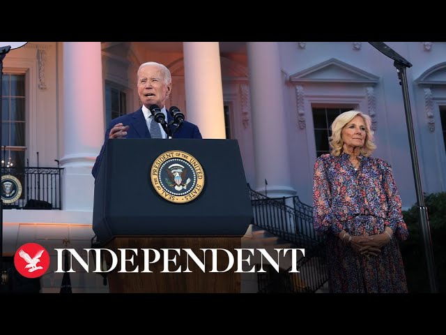Live: Joe Biden celebrates 4th July at the White House