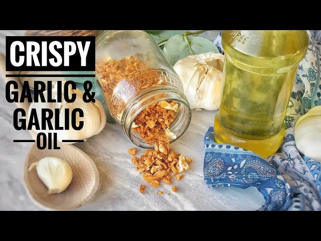 How to Make Crispy Garlic and Garlic Oil | Thai Girl in the Kitchen