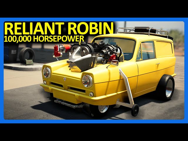 I Built a 100,000 Horsepower Reliant Robin in Car Mechanic Simulator