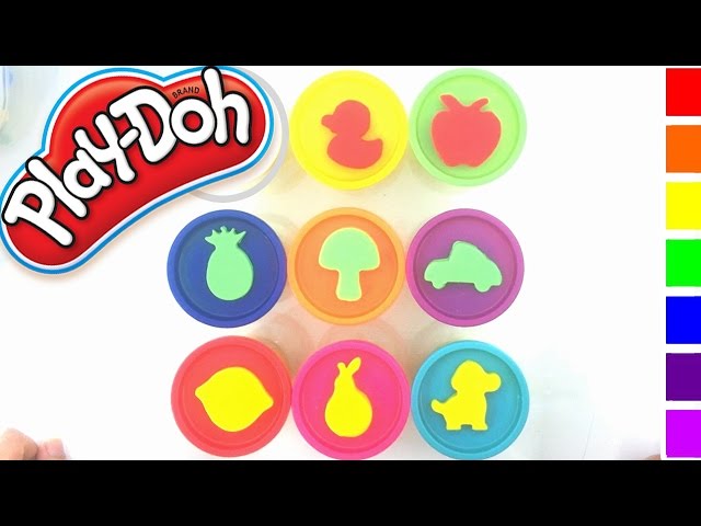 New methods for learning Colors and Shapes with Playdoh for Kids - ABC Song Collection