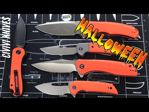 Civivi Knives + Orange = Halloween Knives | 5 Knife Options for Halloween 🎃
