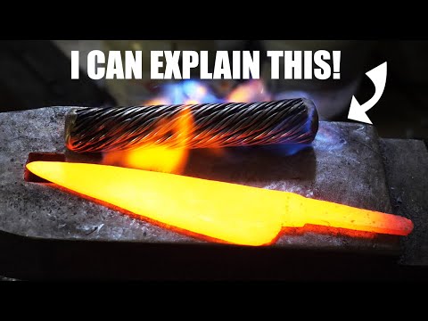 Forging A Knife From Arresting Cables