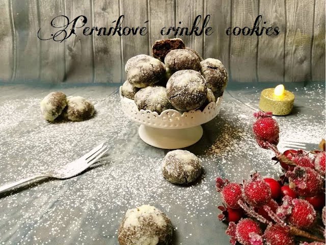 REUPLOAD - Perníkové crinkle cookies | ❄ Vánoční edice ❄ | CZ/SK HD recipe