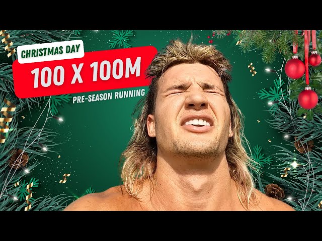 100 x 100m CHRISTMAS DAY TORTURE (PRE-SEASON RUNNING)
