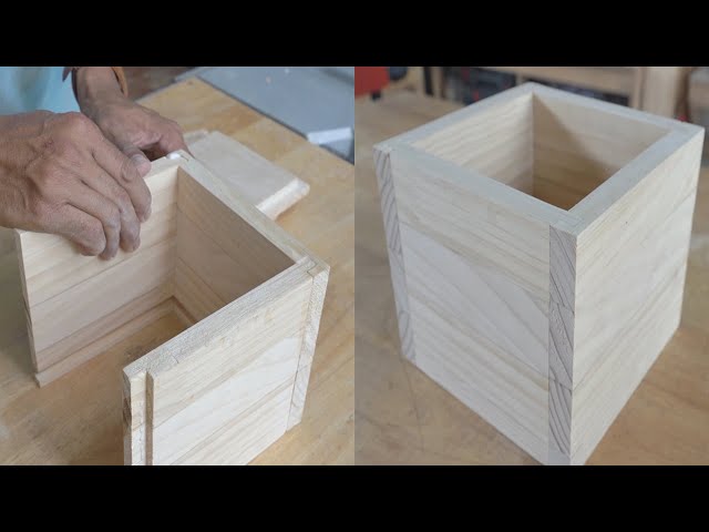 Making Woodworking Joinery for Wooden Box - Amazing Woodworking Ideas