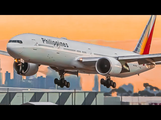 VERY CLOSE UP LANDINGS | B777 A350 B747 A380 | Melbourne Airport Plane Spotting