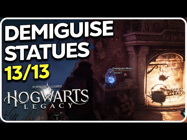 13 Demiguise Statues Location Hogwarts Legacy