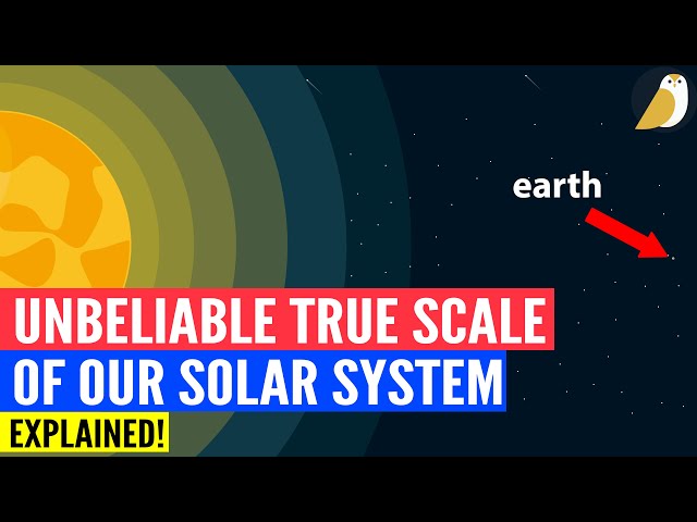 The Absurd True Scale of Our Solar Solar System - Visualized