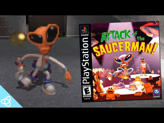 Attack of the Saucerman (PS1 Gameplay) | Obscure Games #153