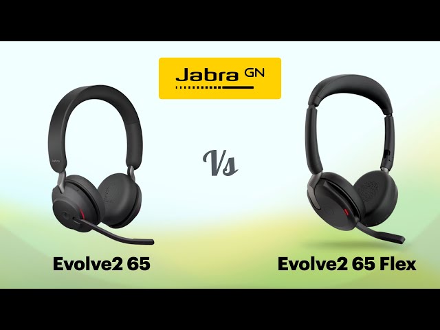 Jabra Evolve2 65 v Evolve2 65 Flex Bluetooth Headset with Mic | Compare | Specifications | Features