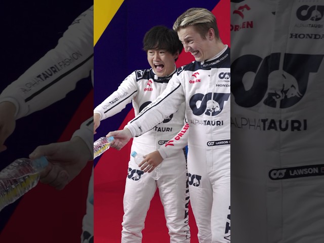 Turning it into a wet race 🌧️😅Watch our All Access | From Japan with Love on @VisaCashAppRB