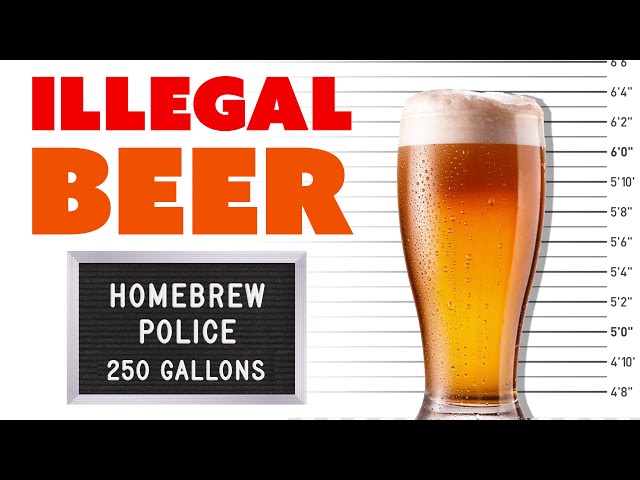 Exactly How Much Homebrew Beer Will Land you in JAIL?
