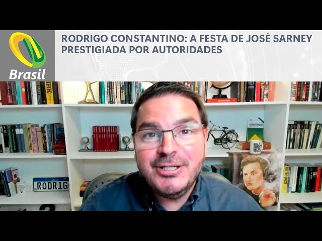 Rodrigo Constantino: A festa de José Sarney prestigiada por autoridades