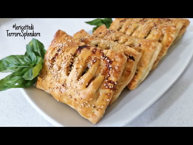 Puff pastry stuffed with vegetables I SIMPLE, CHEAP and TASTY recipe! 🍽