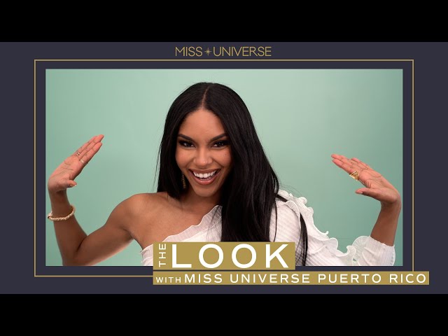 Miss Universe Puerto Rico Ashely Cariño DEMONSTRATES HER GO TO SMOKEY EYE | THE LOOK | Miss Universe