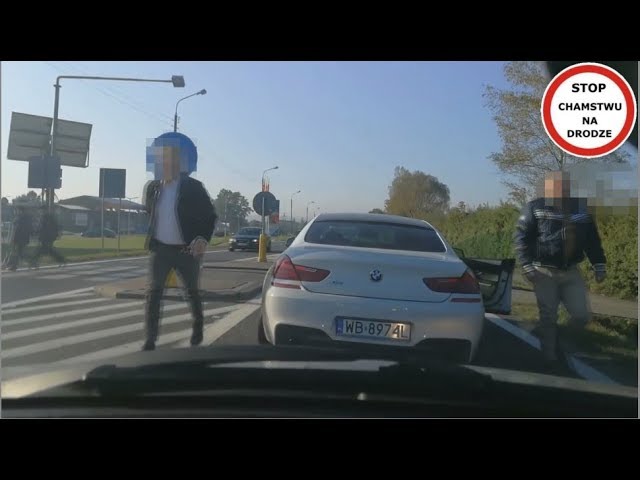 Białe BMW blokuje i zajeżdża drogę  #56 Wasze Filmy