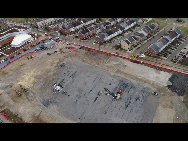 DRONE VIDEO: Construction continues at FC Cincinnati stadium site