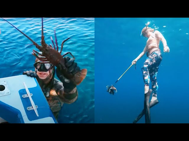 TOP 8 SHOTS! Best Spearfishing Moments Compilation